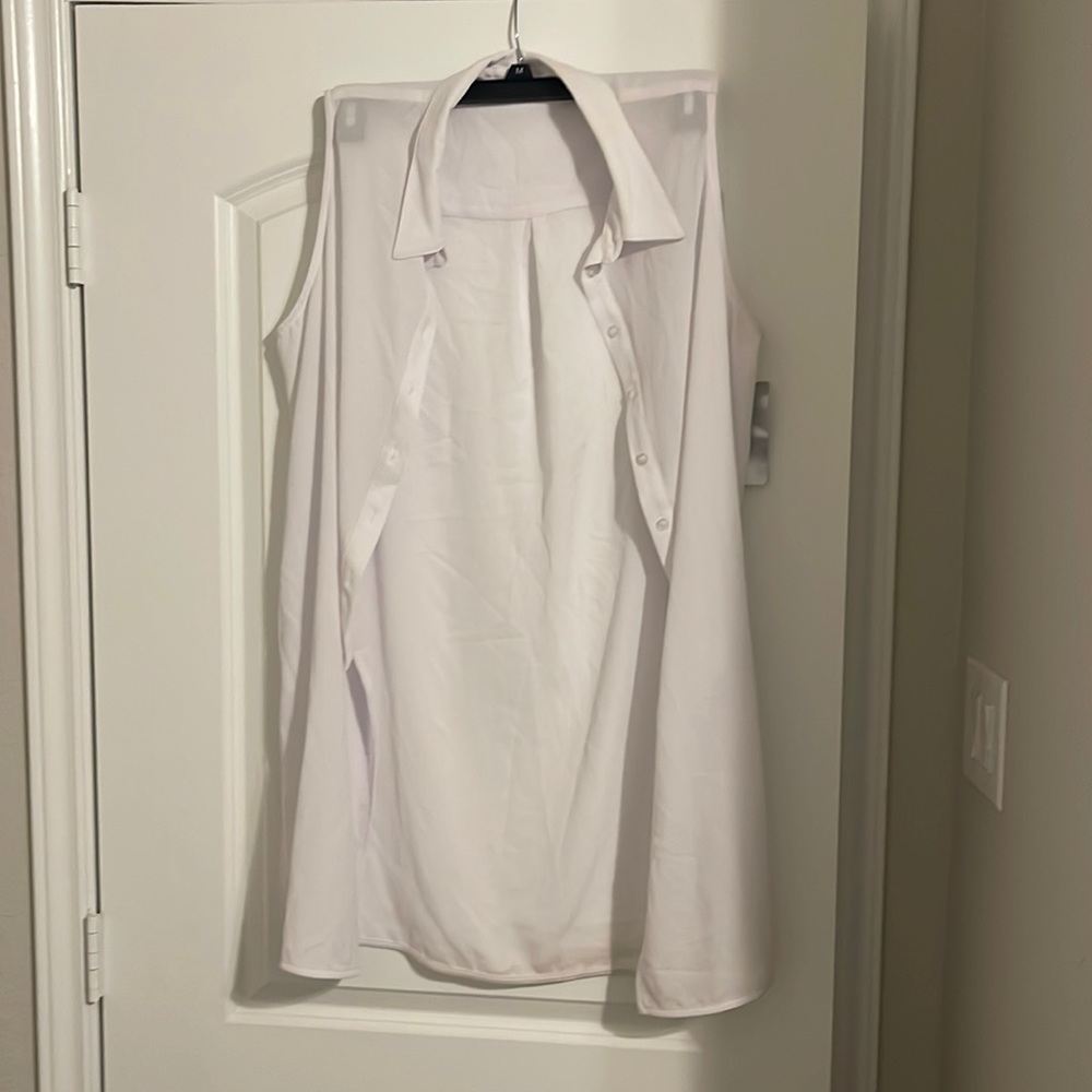 Fox’s L button Shirt or Bathing suit cover up